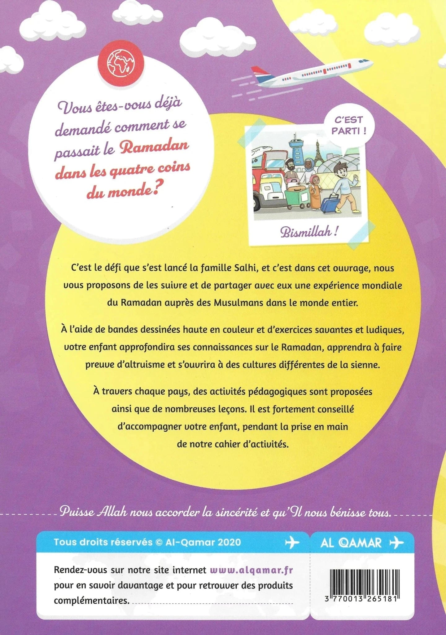 Cahier d’activité – Ramadan dans le monde Al-Qamar Livre Islam Femme 9782490681273 Librairie Musulmane Al-imen