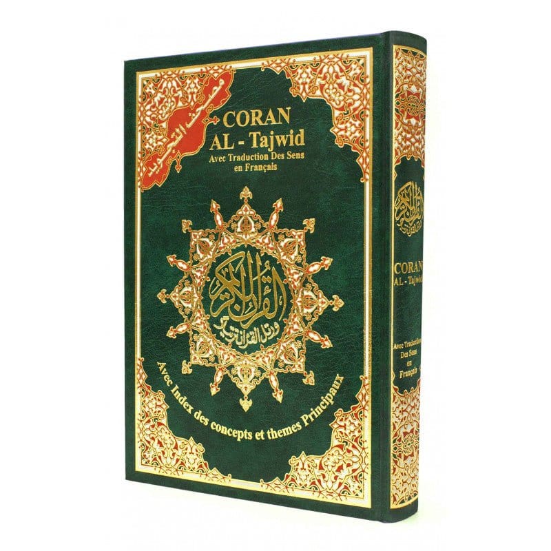 Coran Al-Tajwid (AR/FR) Index Des Concepts Et Themes 17x24cm Dar Al Ma'rifa Coran/Qur'an > Tajwid Hafs Vert 9789933423353 Librairie Musulmane Al-imen