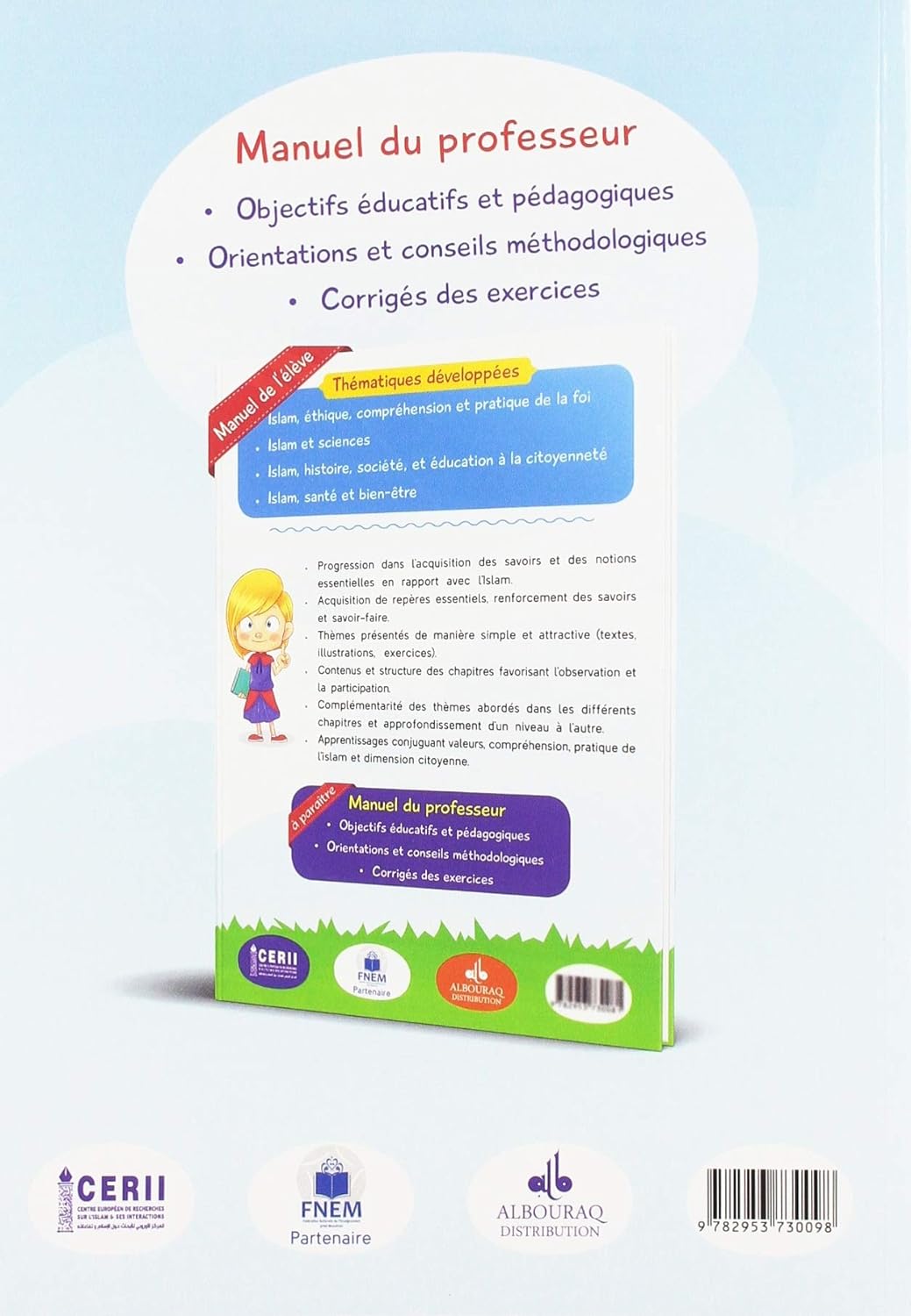 Islam fondements, valeurs et pratiques: Manuel du professeur Niveau 1 de Jamel Khermimoun CERII IESH Livre Islam Enfant 9782953730098 Librairie Musulmane Al-imen