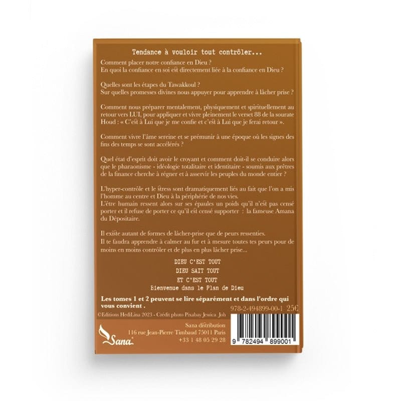 Le Plan de Dieu | Tome 2 - Les Étapes Du Lâcher-Prise En Islam par Myriam Lakhdar Bounamcha (Tome 2) Al-imen Livre Islam Femme 9782494899001 Librairie Musulmane Al-imen