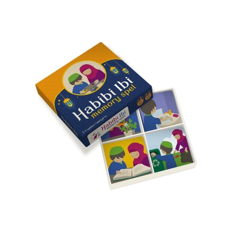 Memo spel voor Habibi Ibi Hadieth Benelux Jeu Islam 6013846034041 Librairie Musulmane Al-imen