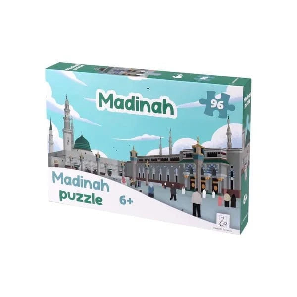 Puzzle Medina (Madinah) - 96 pièces - à partir de 6 ans Hadieth Benelux Jeu Islam 9789493281714 Librairie Musulmane Al-imen