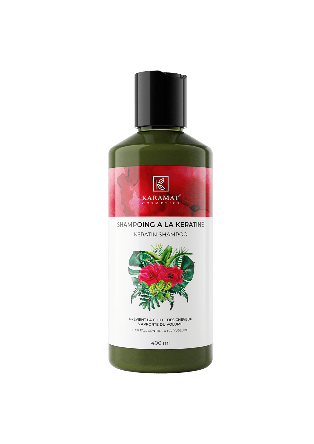 Shampooing à la kératine Karamat Cosmetics 400 Ml Karamat Collection Bien-être et Santé 034966596864 Librairie Musulmane Al-imen