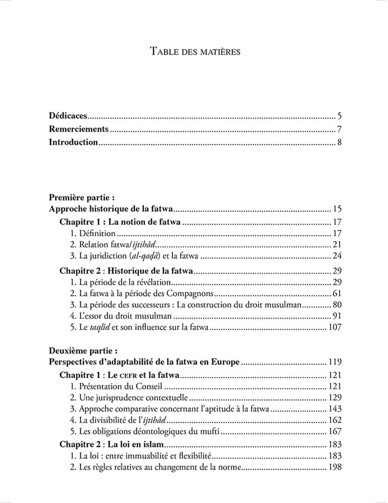 La Fatwa Histoire, perspectives et défis européens de Gökmen Lokman Çitak