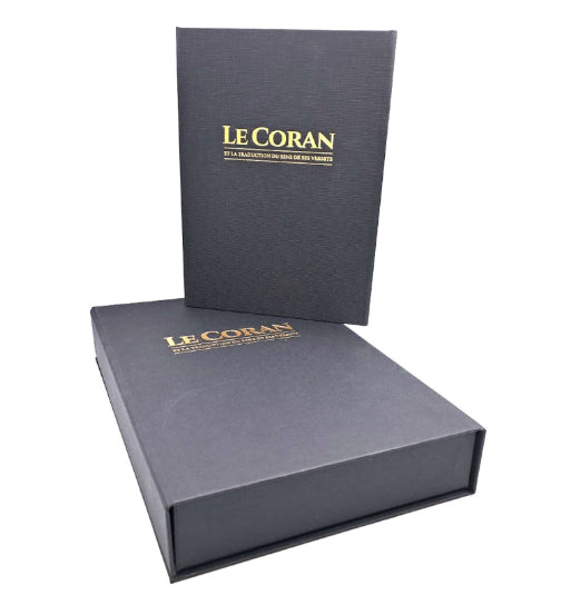 Le Coran et la traduction du sens de ses versets (Français/Arabe) - Coffret + Sac en Moyen Format - Editions Tawbah