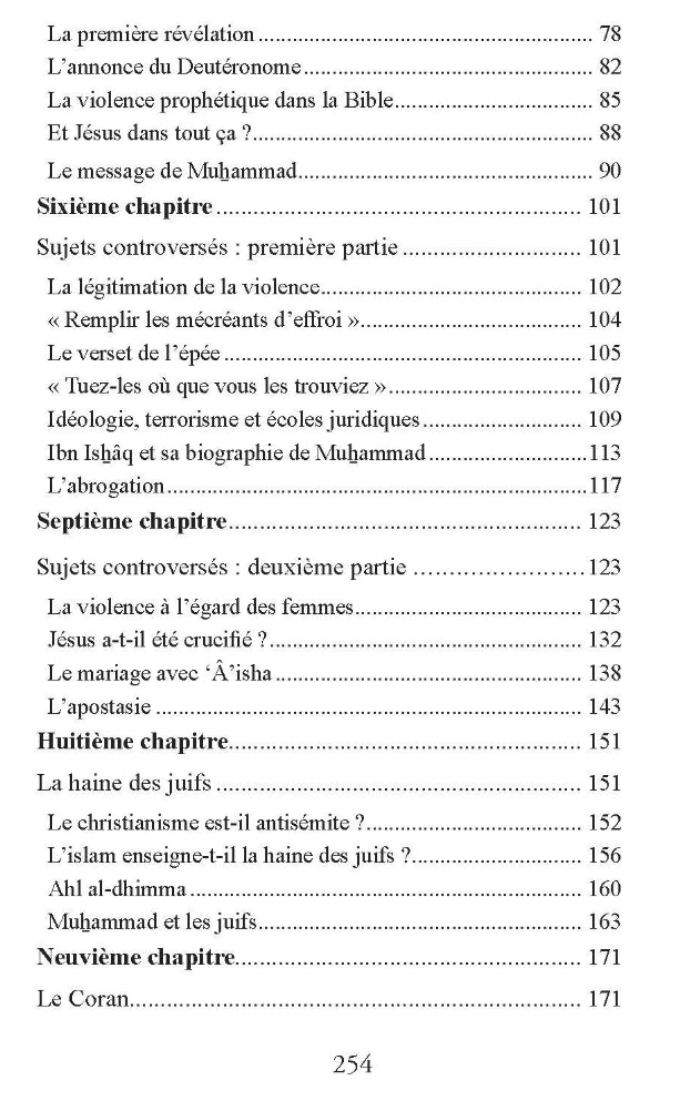 Le renégat par Joram van Klaveren - Table des matières 3