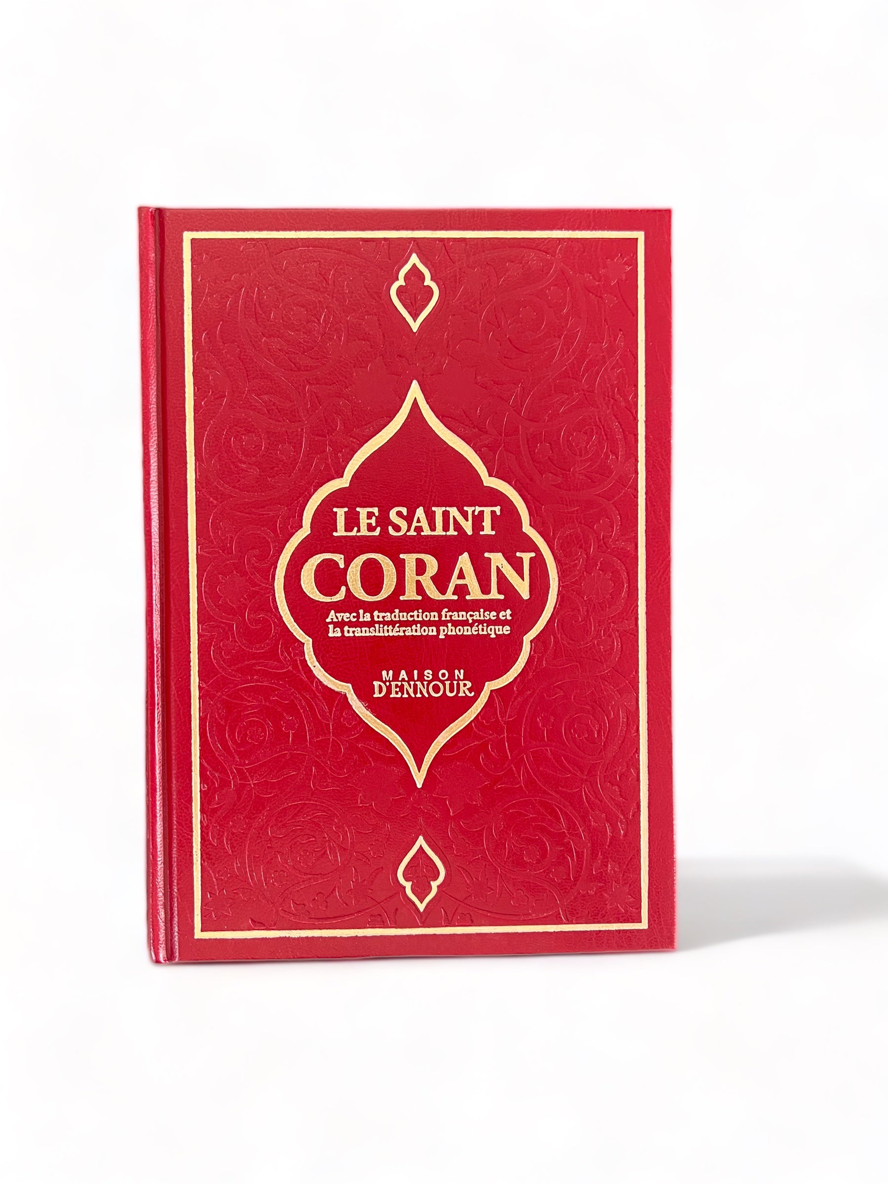 Le Saint Coran Français-Arabe-Phonétique en Rouge - Maison d'Ennour