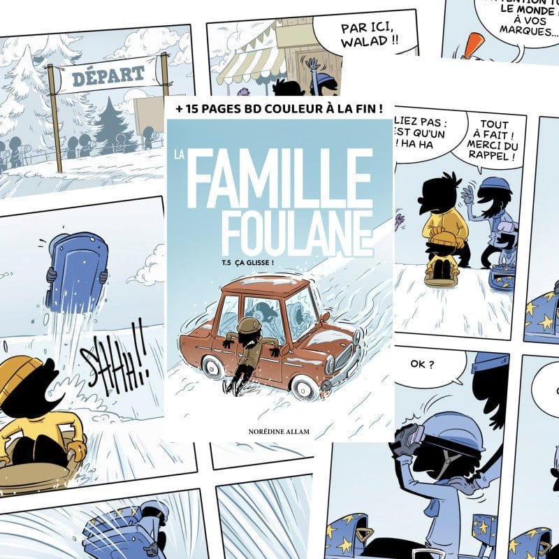 La Famille Foulane (tome 5) - Ça Glisse - Bdouin BDouin Livre Islam Enfant 9789998797895 Librairie Musulmane Al-imen