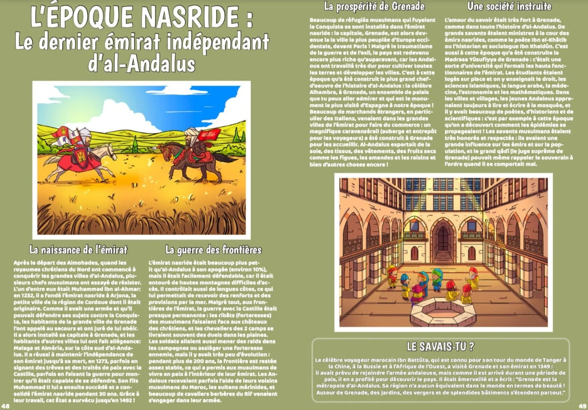 La petite histoire des Andalous par ‘Issa Meyer et Robi Dalimonte Ribât Livre Islam Enfant 9782491948696 Librairie Musulmane Al-imen