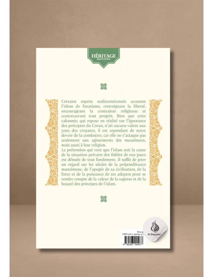 La tolérance de l’Islam par Ahmed Muhammad El Hofy Héritage Livre > Islam 9782493295477 Librairie Musulmane Al-imen
