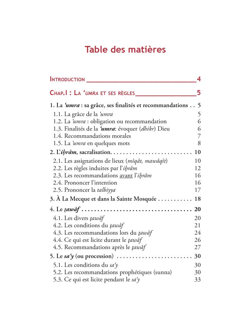 La 'Umra pas à pas - Éditions Tawhid Tawhid Livre Arabe > Islam > Hajj et Omra/Umra (Pèlerinage) 9782848623450 Librairie Musulmane Al-imen