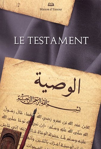 Le Testament disponible chez Al - imen