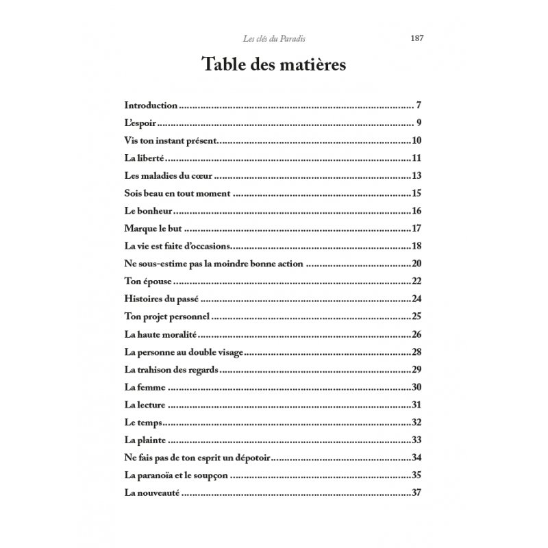 Les clés du Paradis - Mash'al al-Fallâhî - Éditions Al-Hadîth Al-Hadîth Livre > Islam 9782875453174 Librairie Musulmane Al-imen