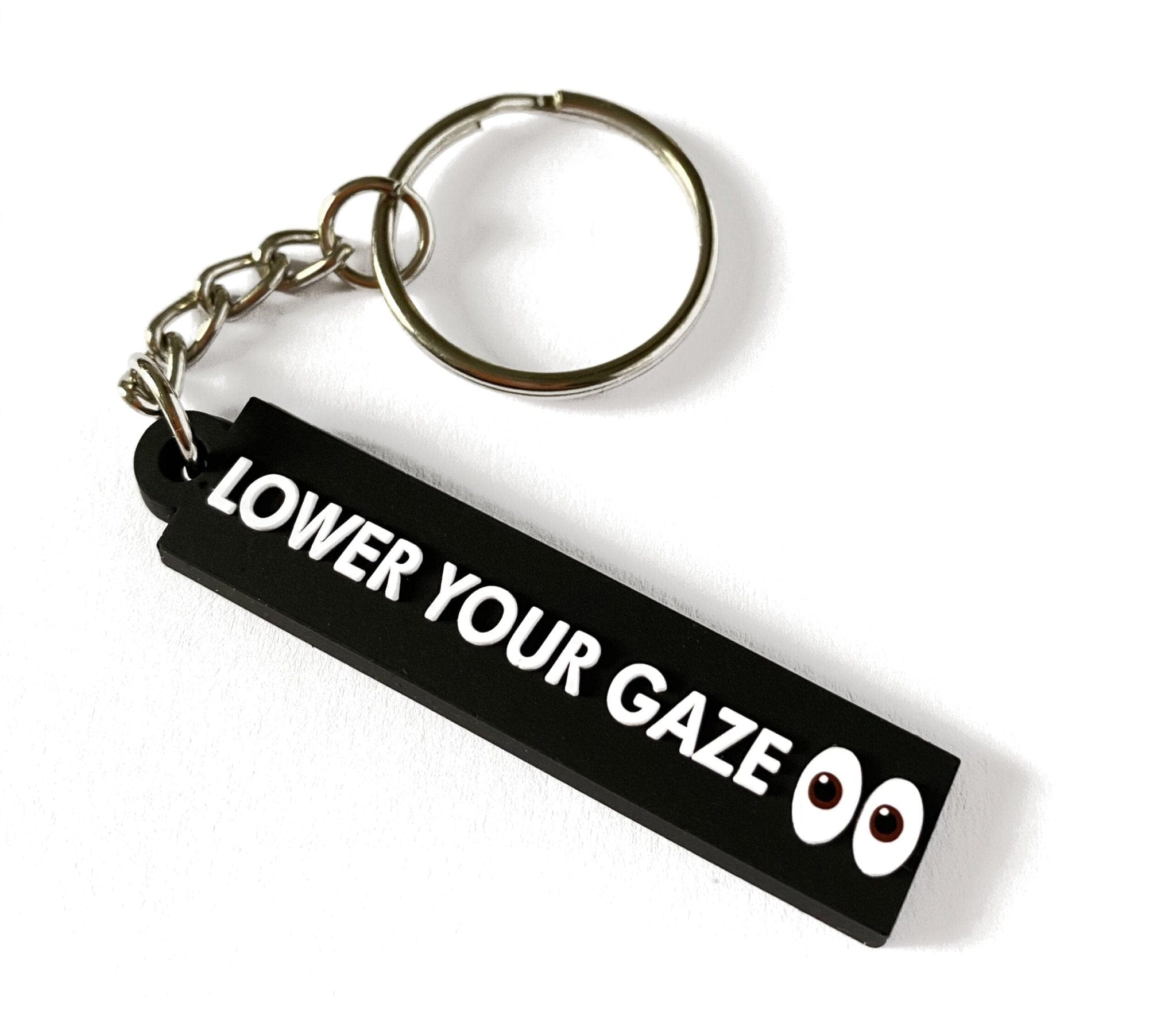 Lower your gaze sleutelhanger Hadieth Benelux Décoration 9782492024900 Librairie Musulmane Al-imen