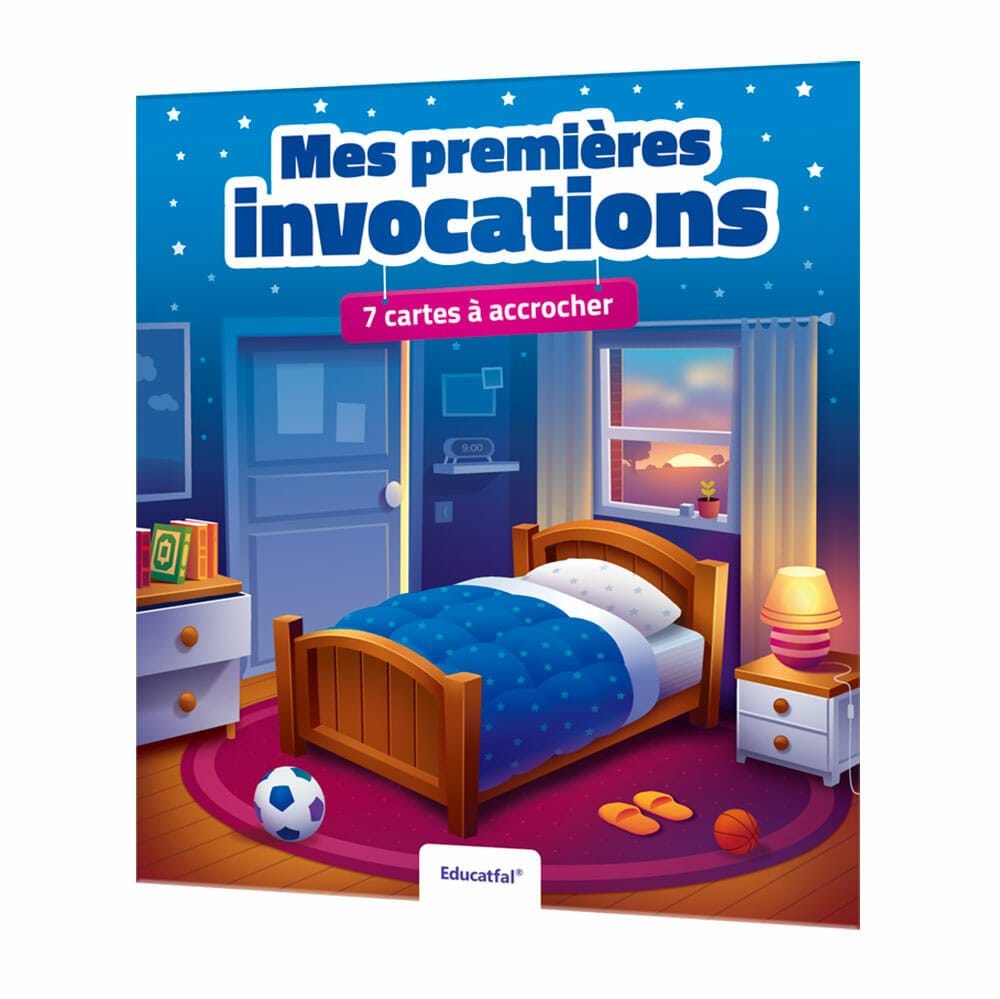 Mes premières invocations - 7 cartes à accrocher Educatfal Jeu Islam 9782956359241 Librairie Musulmane Al-imen