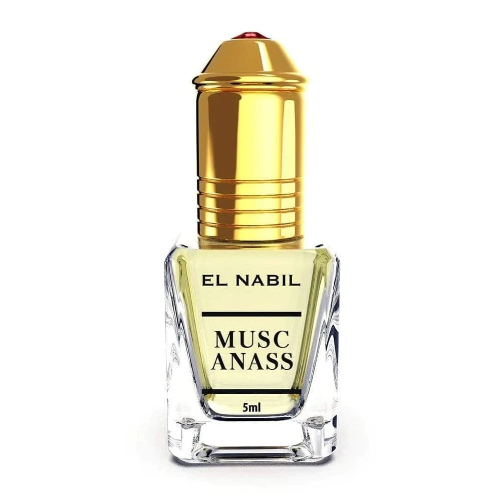 Musc Anass pour Hommes et Femmes - El Nabil - 5 ml El Nabil Parfums et eaux de Cologne 5060815003240 Librairie Musulmane Al-imen