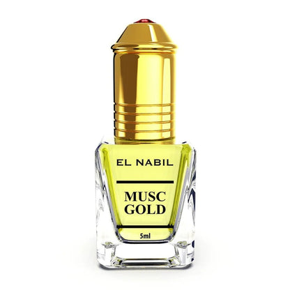 Musc Gold - Parfum : Hommes et Femmes - Extrait de Parfum Sans Alcool d'El Nabil - 5 ml Al - imen