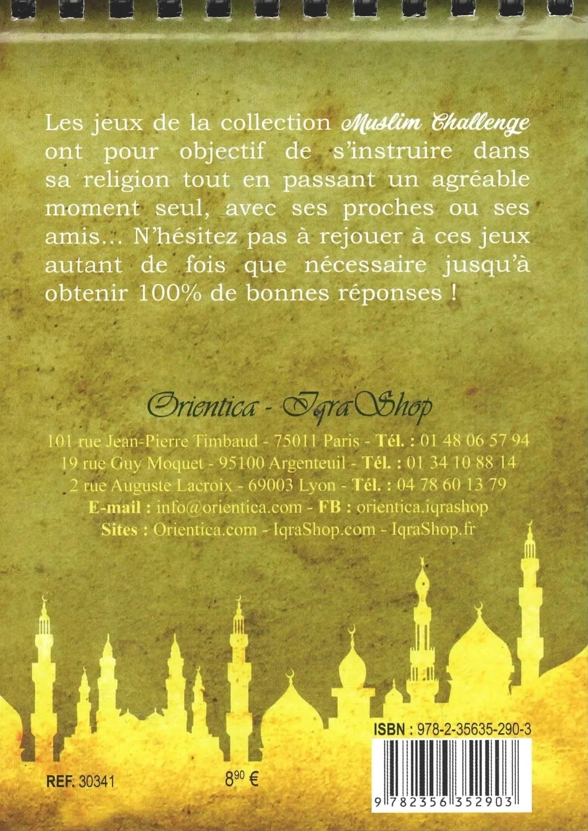 Muslim Challenge – Le Coran et les livres saints Orientica Livre > Islam 9782356352903 Librairie Musulmane Al-imen
